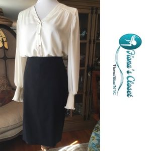 Body by Victoria Black Pencil Skirt